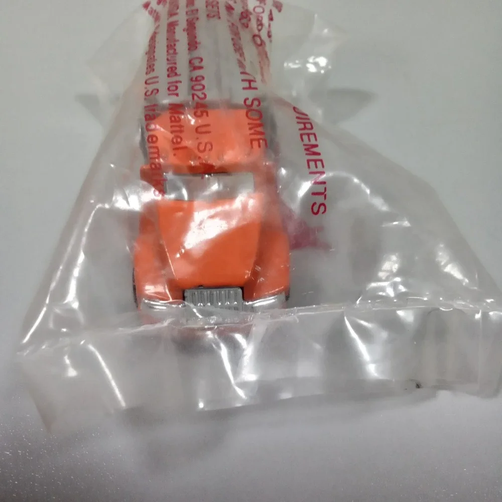 Vintage 1994 Hot Wheels Orange Semi Truck Sealed Promotional Bag Mattel 1:64
